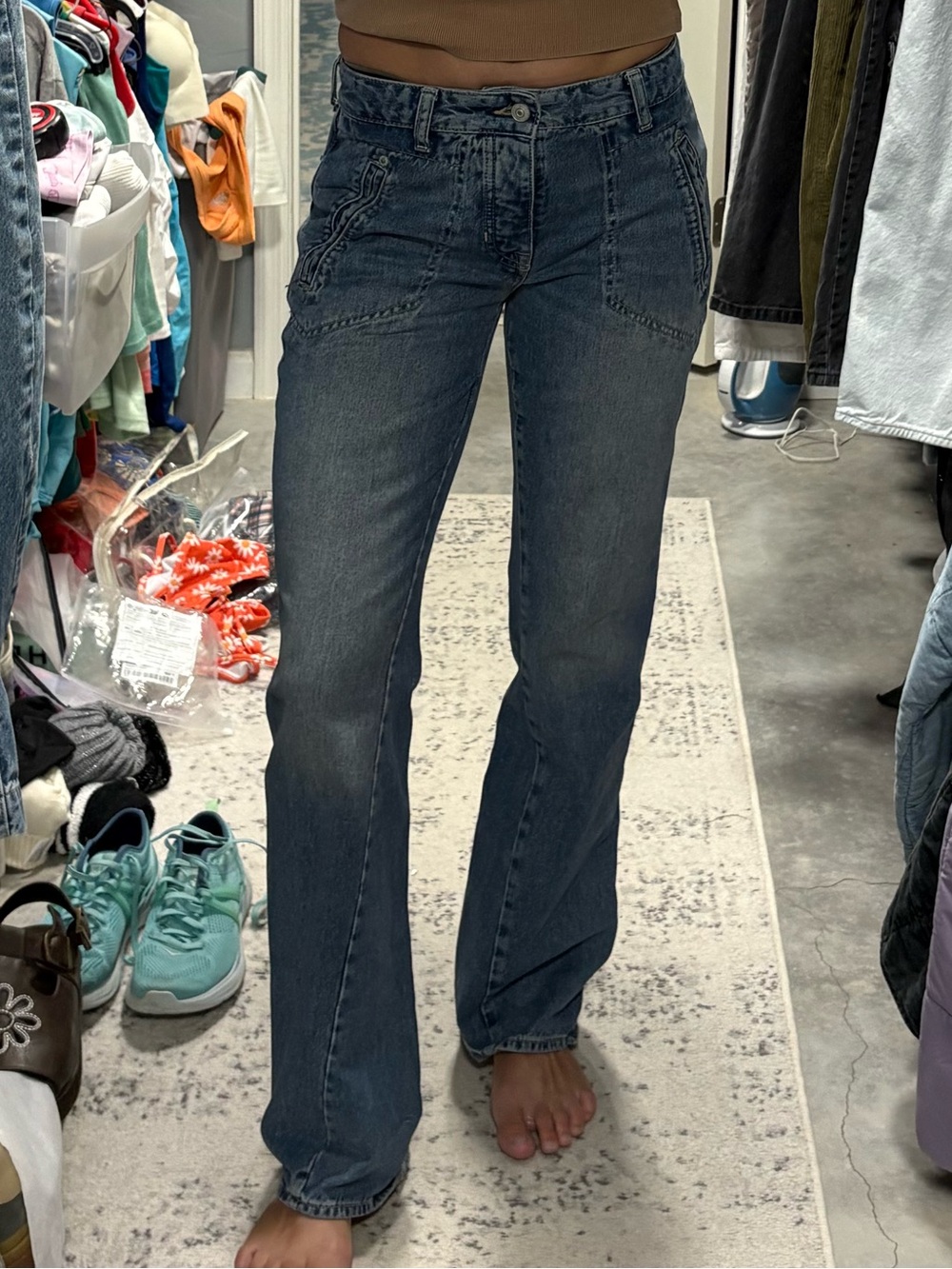 Free People We The Free Carnivale Bootcut Jeans - Picture 3 of 8